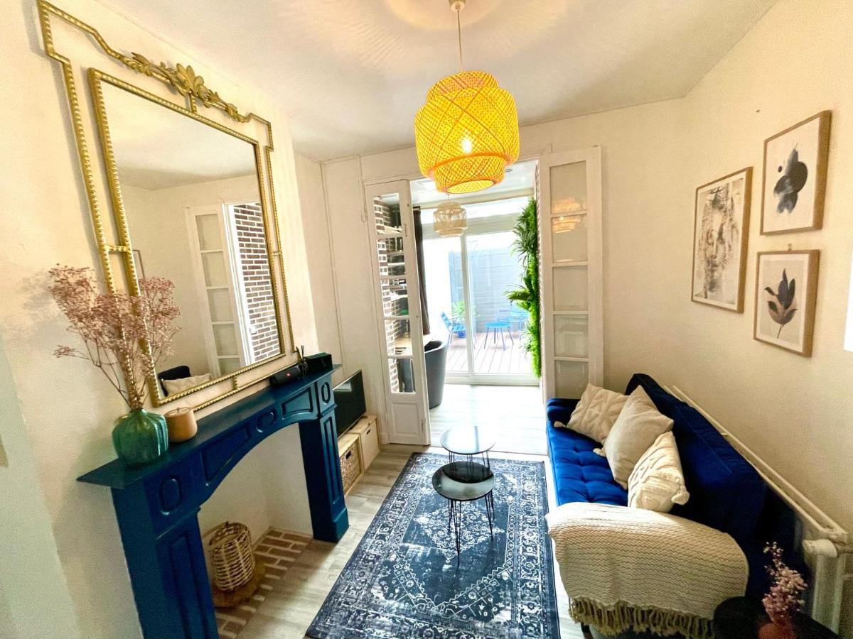 Appartement Escale Boheme - Terrasse En Centre-ville - Gare Amiens